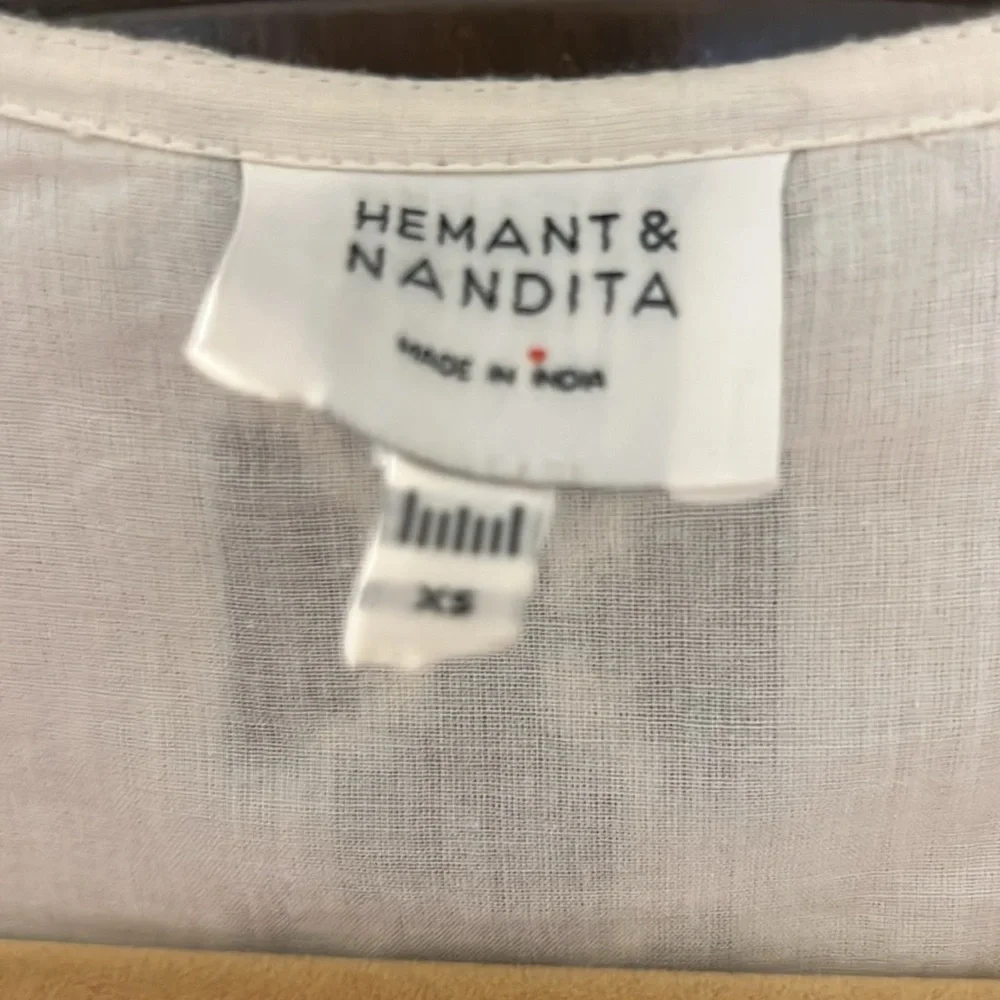 Hemant & Nandita | Moira Twisted Yoke Midi NWT Dress Sz. XS - Picture 7 of 10
